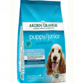 Суха храна за кучета от малки и средни породи в подрастваща възраст  Arden Grange Puppy/Junior 2-9 месеца